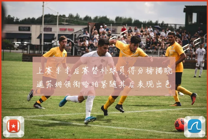 上赛季季后赛替补球员得分榜揭晓道苏姆领衔哈珀紧随其后表现出色